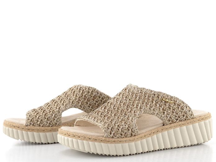 Rieker pantofle na klínku marble 69280-60