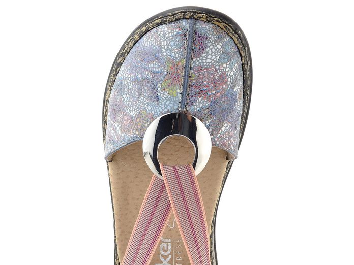 Rieker sandály s gumičkou a plnou špičkou adria-multi 46361-90