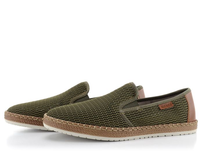 Rieker khaki pánské espadrilky B5276-54