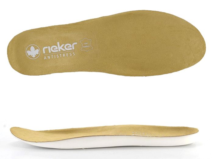 Rieker bílé prozouvací polobotky s prořezávaným vzorem M2851-80