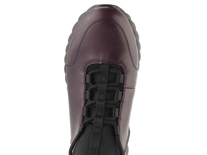 Remonte šněrovací nízký kotník vínový Cerise/Schwarz D5977-35