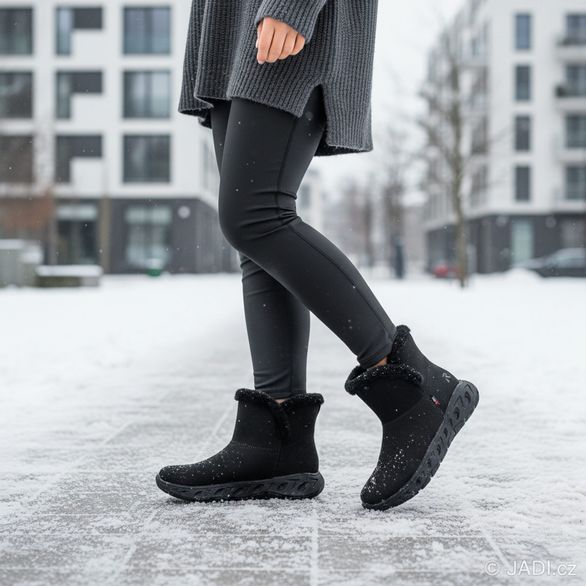 Rieker Sport černý kotník s membránou M6554-00