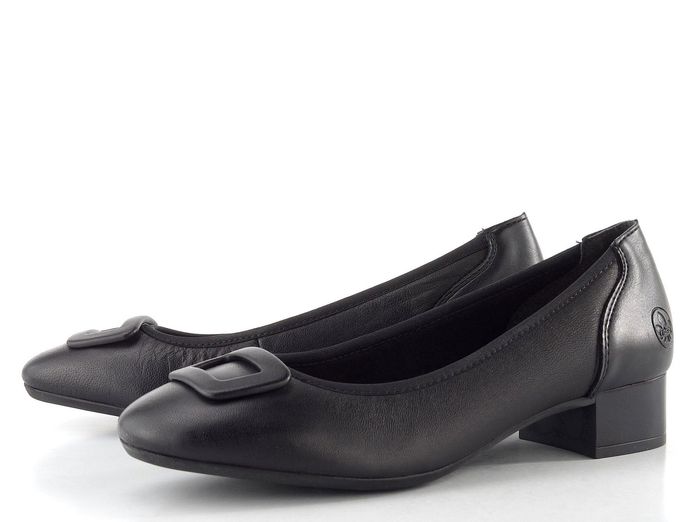 Rieker černé lodičky se sponou 43453-00