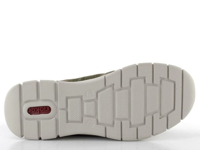 Rieker olivové pánské polobotky B7796-54