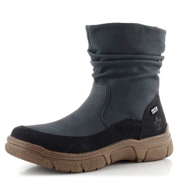 Rieker řasený kotník s membránou modrý 72382-14