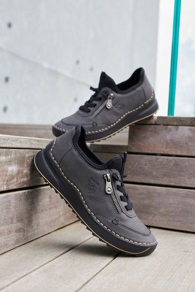 Rieker nazouvací sneakers polobotky tmavě šedé 51568-45