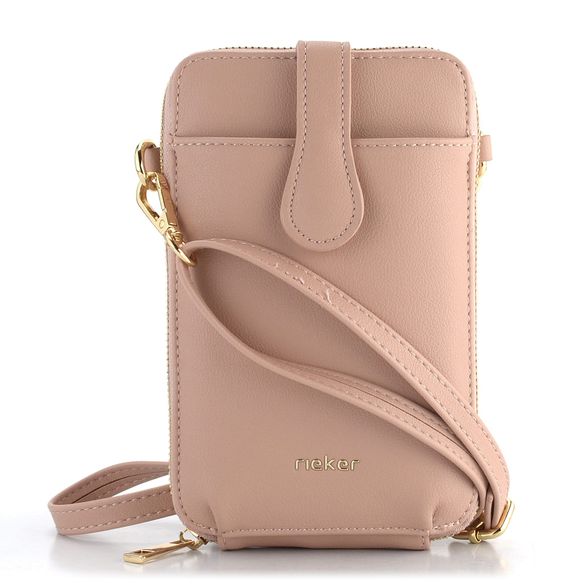 Rieker malá crossbody kabelka/pouzdro na telefon pudrová H1520-31