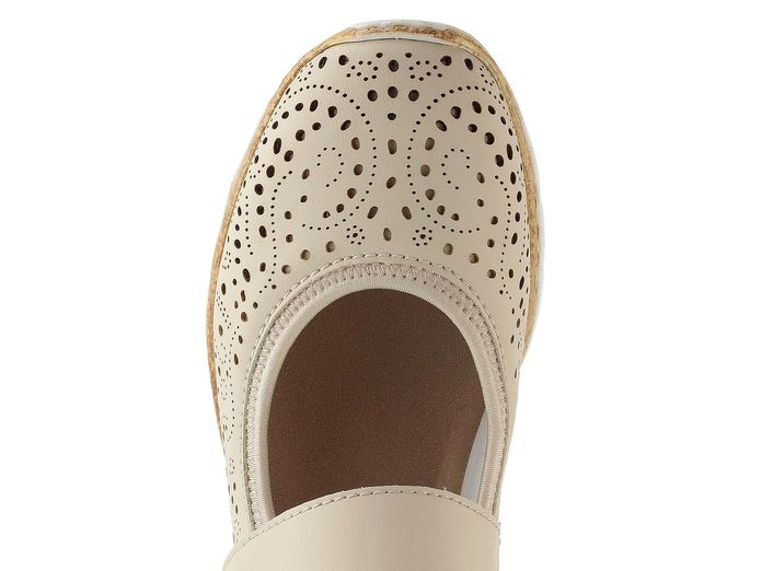 Rieker sportovnější baleríny s páskem béžové N4299-60