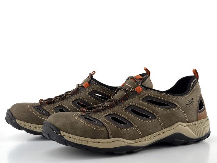 Rieker vzdušné sportovní polobotky hnědé 08065-29