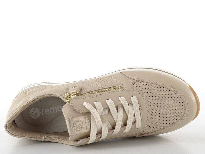 Remonte béžové tenisky se zipem R6705-61