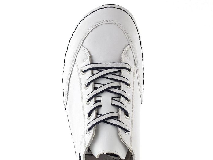 Rieker dámské šněrovací polobotky bílé 55901-80